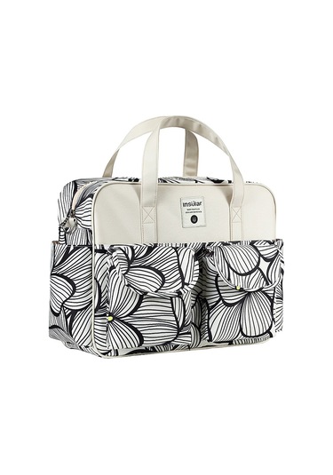 Wezone Taşınabilir Bebek Bezi Çantası Çok Amaçlı, Modaya Uygun Ve Dayanıklı Seyahat Çantası Siyah