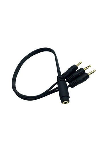 Ses Sistemi Kablosu 3 Erkek Sterio 1 Sterio Dişi