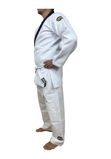 Jiu Jitsu Elbisesi Jujitsu Gi Bjj Gi Ju Jitsu Kimono Siyah Yakalı Beyaz