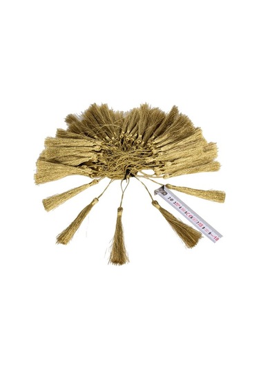 Kına Atölyesi Simli Püskül 7 Cm 50 Adet