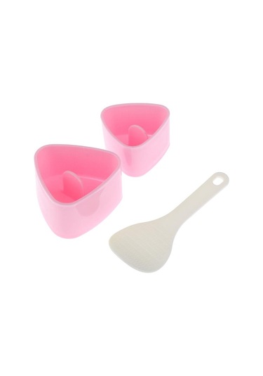 Pembe Suşi Kalıbı Onigiri Pirinç Topu Gıda Basın Üçgen Suşi Yapımcısı Kalıp Suşi Seti Pembe Pembe Suşi Kalıbı Onigiri Pirinç Topu Gıda Basın Üçgen Suşi Yapımcısı Kalıp Suşi Seti Pembe