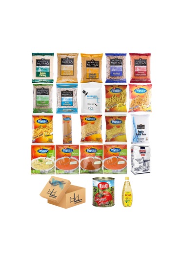 Blueden Kurban Kumanya Yardım Erzak Kolisi 22 Parça 16 Nolu Paket