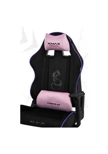 Rio Balerion Terletmez Kadife Kumaş Siyah Gaming Oyuncu Koltuğu - 1 Siyah