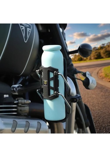 Dashanshop Smnu Grey Evrensel Bisiklet Su Matarası Askısı - Mtb Yol Ve Adv Motosikletler İçin Titreşimsiz Gri