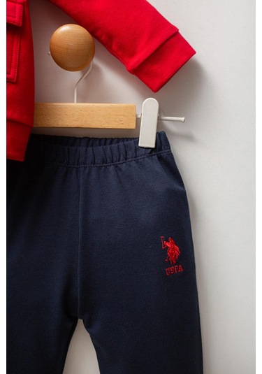 U.s. Polo Assn Erkek Bebek 3'lü Takım Kırmızı-2078 Kırmızı