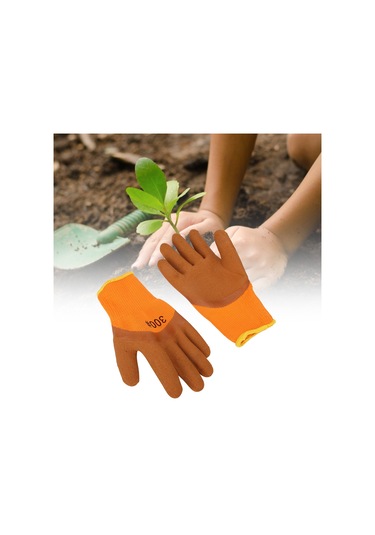 5 Çift Kalın Bahçe Eldiveni Dayanıklı Kaymaz Nefes Alabilir Bahçe İş Eldiveni