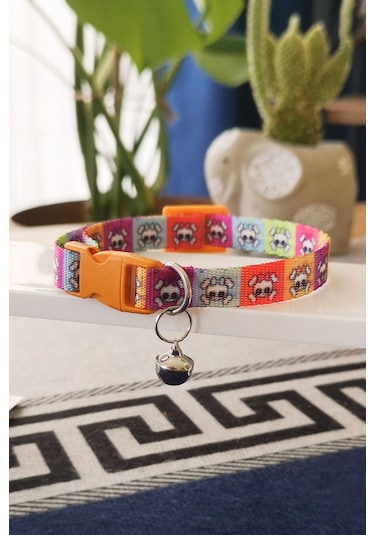 Truego Renkli Kedi ve Köpek Boyun Tasması 19-31 CM
