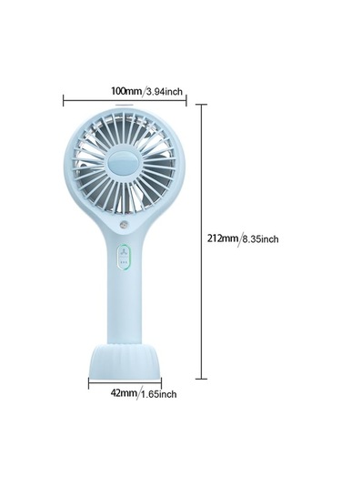 Yingfu Mini Su Buğu Fanı, Kısa Menzilli Yeşil Fan, Hafif Ve Küçük