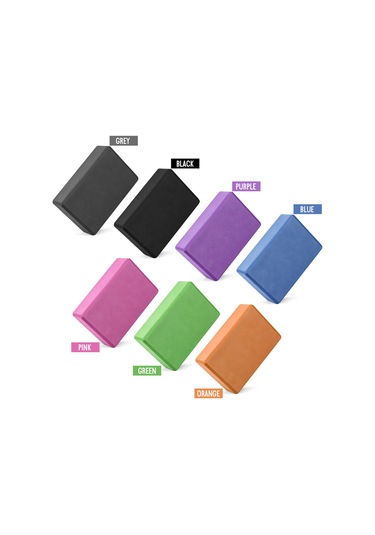 Konesam Eva Yoğun Köpük 2 Yoğa Bloku + Ayarlanabilir Gerdirme Kayışı Seti - Postür Düzeni, Esneme Ve Denge İyileştirici - Siyah