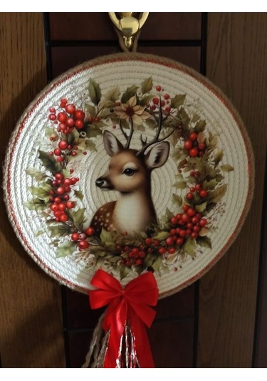 Baskılı Kapı Süsü, Dekoratif Duvar Tabağı, Bohem Duvar Tabağı, Yı