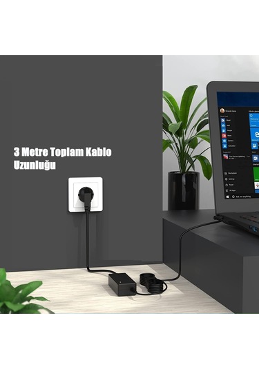 Trio 5.5x2.5 Mm Soket 65w 20 Volt 3.25 Amper Notebook Pc Adaptör