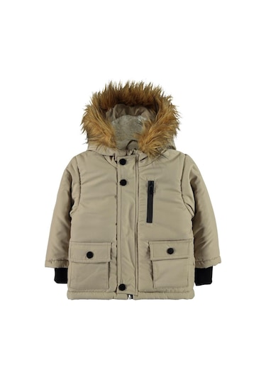 Civil Baby Kürklü 6-18 Ay Mont - Bej