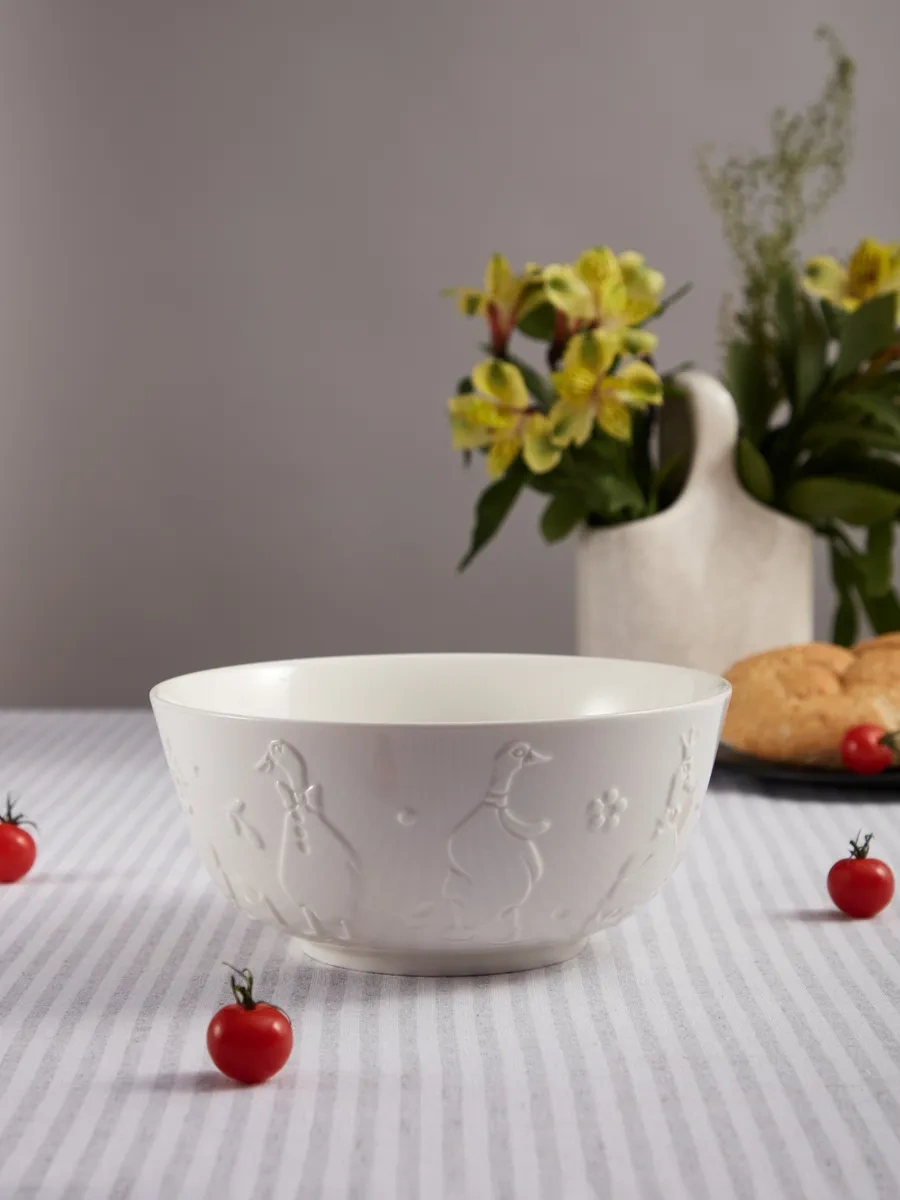 Lefard Family Farm Salata Kasesi 1800 Ml Porsel 317747049 Beyaz