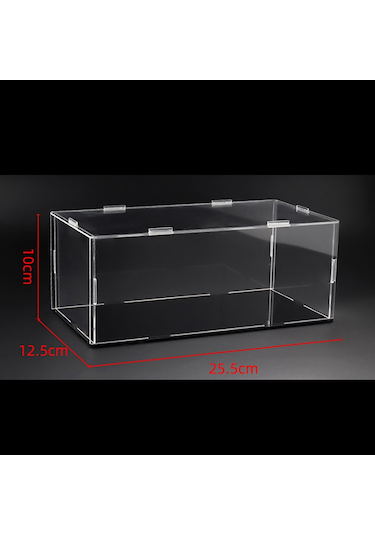 Anjiexun 1:24 Pres Döküm Oyuncak Araba İçin 1 Şeffaf Dolap 25,5x12,5x10 Cm Diğer