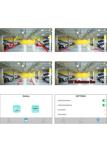 Ticari Araç Ve Karavan İçin Kablosuz Geri Park Kamerası.