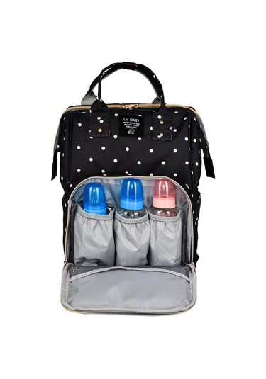 Lal Baby Puantiyeli Anne Bebek Bakım Sırt Çantası Çok Renkli