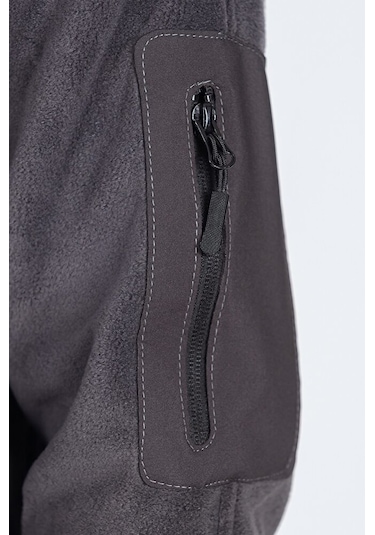 Softshell Erkek Garnili Polar Füme