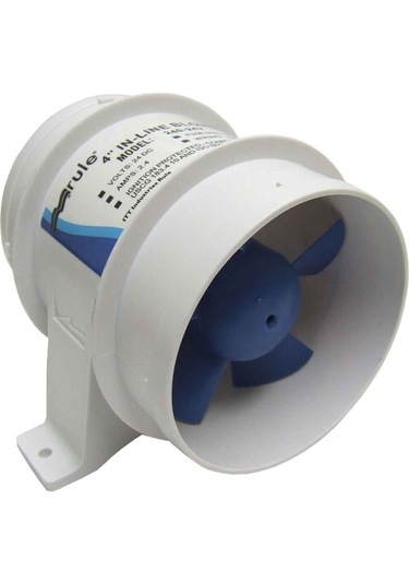 Rule Marine 12 Volt Boru Tip Sessiz Blower Fan Havalandırma 100mm