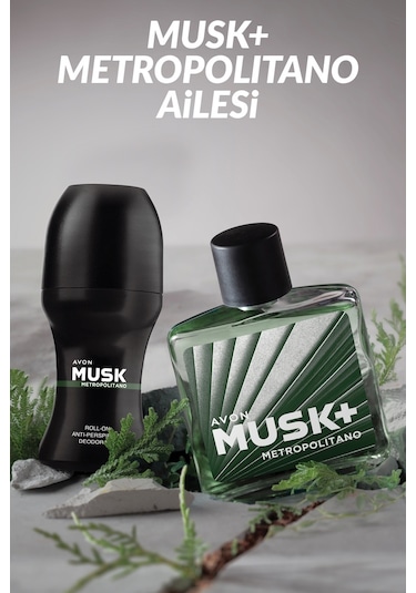 Avon Musk Metropolitano Erkek Parfüm EDT 3 x 75 ML