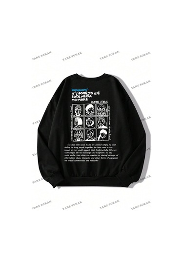 Y2k Yeni Sezon Ssweat Harajuka Kuromi Retro Kod 1131-trzksw3965 Siyah