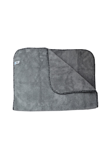 Spark 2316 Mikrofiber Peluş Oto Kurulama Bezi 60X90 Cm. Gri 1 Adet