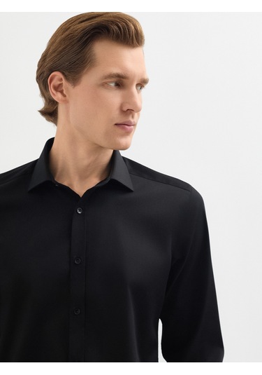 Toss Erkek Extra Slım Fıt Gömlek-siyah 11.25s.04.330 Siyah