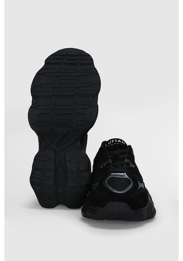Lufian Mery Kadın Sneaker Ayakkabı Siyah Siyah 122230036100100 Siyah