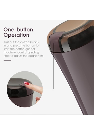 2c6zg Elektrikli Kahve Değirmeni Paslanmaz Çelik Elektrikli