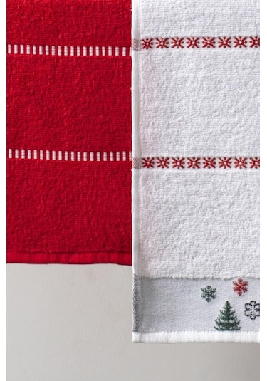 Magnolıa 30x50 Yılbaşı Christmas Yeni Yıl Temalı 2'Li Havlu Seti