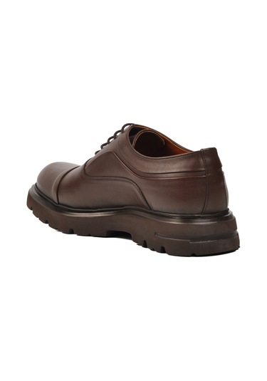 Kahve Hakiki Deri Erkek Günlük Ayakkabı Premium 33283 M Kahve Kahverengi