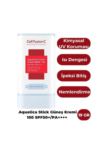Cell Fusion C Aquatıca Nemlendirici Yüksek Koruyucu Stick Güneş Kremi 19 G