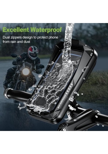 Su Geçirmez Telefon Tutucu 360 Dönebilen Titreşim Önleyici Akıllı Telefon Tutucu Dokunmatik Ekranl Diğer