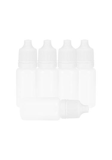 Geeroyoo 50 Adet 10ml Pe Materyal Göz Damla Flakonu - Sarı, Tıkanıklı Kapaklı, Sıkıştırmalı, Seyahat İçin Taşınabilir, Çeşitli Sıvılar İçin Saklama Ve Dağıtım