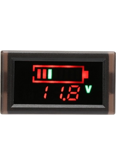 Besthome1 Su Geçirmez Akıllı Göstergesi - Gerçek Zamanlı Voltaj Ve Akü Seviyesi, Çift Tel, Dc 6-120v