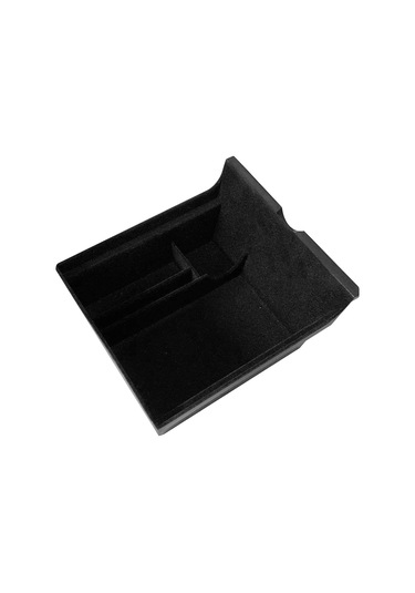 Springsun Tesla 21 Model3/y Araç Merkezi Konsol Organizer Kutusu, Floklu Abs Malzeme, Depolama Ve Düzenleme Fonksiyonu