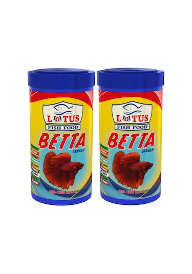 Lotus Betta Ganulat 2 x 100 ML Kutu Beta Balık Yemi