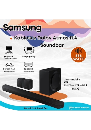 Baştan Aşağı Olağanüstü Sinematik Ses Kablosuz Dolby Atmos 11.1.4 Soundbar