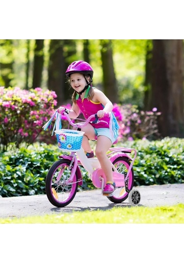 Ebitda Xindoker 12-20 İnç Bisiklet Eğitim Tekerlekleri - Siyah Ve Parlak Renkler Siyah