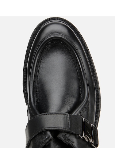 Hotiç Erkek Deri Siyah Metal Tokalı Klasik Loafer 02ayh311670a100 02ayh311670a100 Siyah