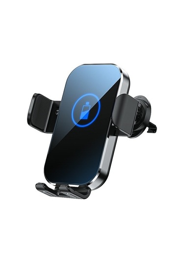 Wisdomselect X10 15w Kablosuz Hızlı Şarj Araba Şarj Cihazı Telefon Tutucu Cep Telefonu Braket Standı - Gümüş Gümüş Yok Havalandırma Gmea03