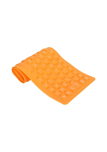 Tenfowee 85 Tuşlu Sessiz, Su Geçirmez Ve Toz Empatiyenli Yumuşak Silikon Klavye - Usb Bağlı, Taşınabilir, Bilgisayar Ve Dizüstü Bilgisayar İçin Siyah