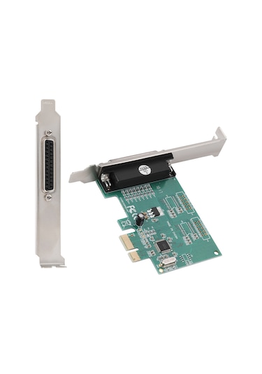 Shineyee Pcı-e'den Db25 Yazıcı Bağlantısına Dönüştürücü St38 - 1.5 Mb/s Hız, Spp/epp/ecp Desteği, Plug&play, Wch382l Çip