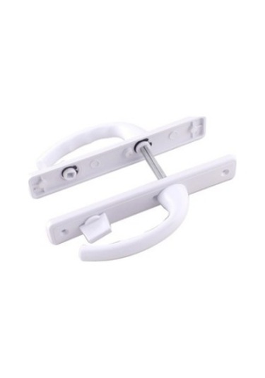 Poşetli Banyo-wc - Kilitli Beyaz Pvc Kapı Kolu 4764