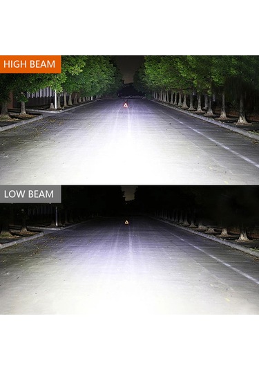 Padalink "7 İnç Evrensel Led Far H4 Bağlantılı - 20000 Lümen, Ip67 Su Geçirmez"