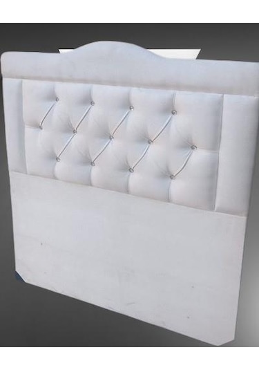 Bengi Ticaret Dk El Yapımı Tay Tüyü Kumaş Tek Kişilik Başlık Beyaz 90