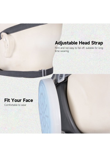 Singree Yeniden Kullanılabilir Yüz Maskesi - Değiştirilebilir Filtreli Boya Ve Dekorasyon İçin