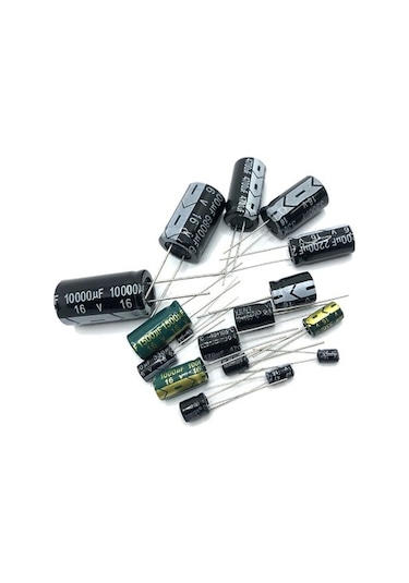 Elektrolitik Kondansatör Kapasitör 50V 10uF 5x11mm 105° x 1 adet