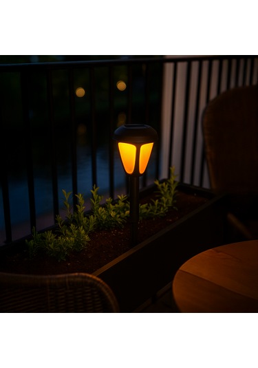 Aeron Solar Flame Led Saplama Sarı