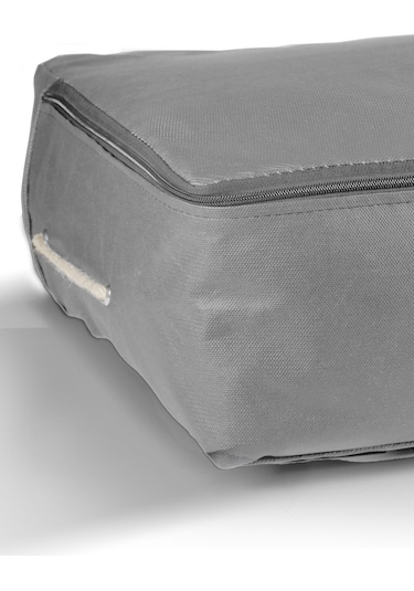 5'li Set 53x44x20 Cm Home Organizer Çekyat & Baza Altı Hurç Gri