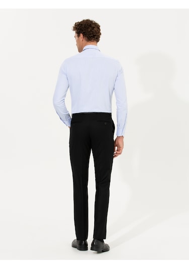 Cacharel Siyah Slim Fit Kumaş Pantolon